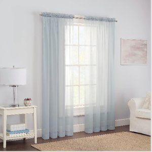 Window Pairs to Go Two Rod Pocket Window Panels in Each Package 100% Polyester